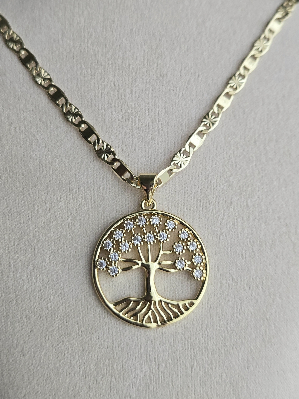 14k Gold Filled Tree of Life Pendant Necklace - Women Jewelry
